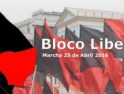 (Lisboa) Bloco Libertário na marcha do 25 de Abril