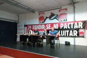 [Fotos] Celebrada la asamblea de delegadas y militantes de CGT-PV donde los secretarios General y de Acción Sindical de CGT han presentado la campaña “En Defensa de Lo Público”