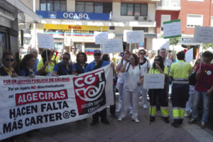 Huelga indefinida Correos Algeciras