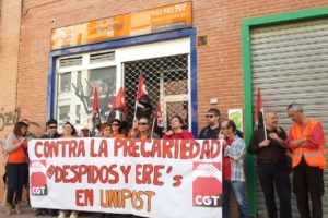 CGT convoca paros parciales en los centros de reparto de Unipost de la Comunidad de Madrid desde el 15 de junio de 2016