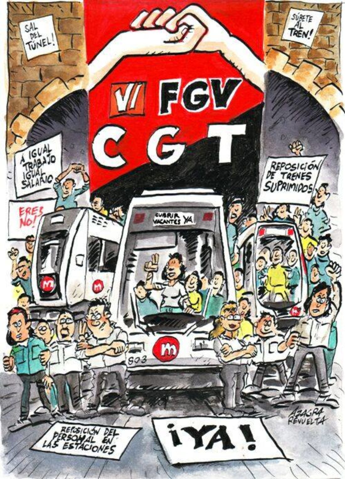23-J: Protesta de los trabajadores y trabajadoras de FGV