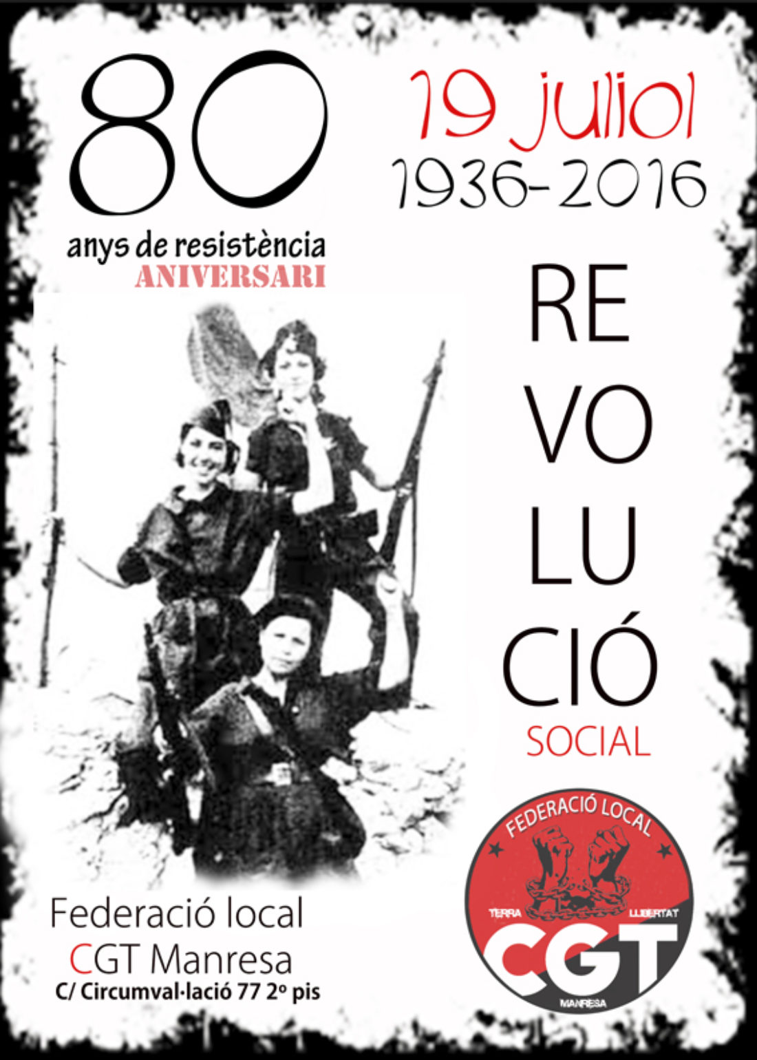 80º aniversario de la Revolución Social