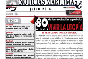Noticias Marítimas, nº 14 julio 2016