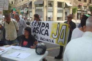 Se presenta la campaña de recogida firmas por una renta básica en el País Valenciano