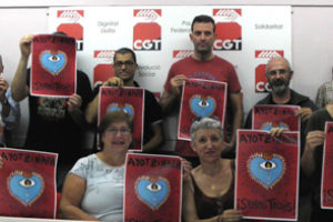 [Fotos] CGT-PV en el 2º aniversario del caso Ayotzinapa