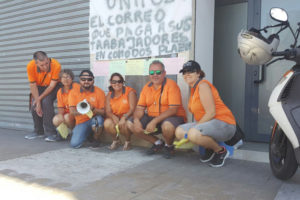 Alicante: Concentraciones de trabajadoras y trabajadores de Unipost en demanda de sus derechos