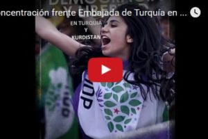[Vídeo]: Concentración frente Embajada de Turquía en Madrid (13-11-16)