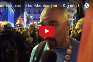 Vídeo: Manifestación de las Marchas por la Dignidad en Madrid 25.02.2017
