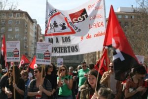 Aragón clama contra la Concertada y la Lomce