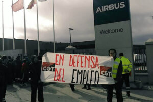 CGT contra los despidos en Airbus