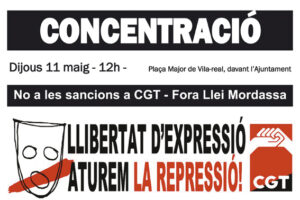 Protesta por la represión del Ayuntamiento de Vila-real