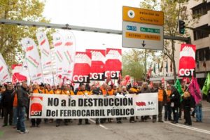 CGT se movilizará en defensa de los derechos de todos los trabajadores y trabajadoras ferroviarias