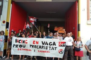5º día de huelga en el Bicing de Barcelona