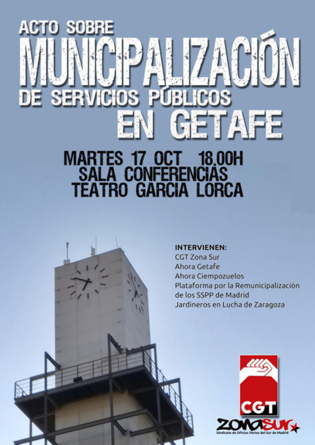 Acto sobre Municipalización en Getafe