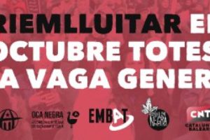 Empieza la Huelga General en Catalunya