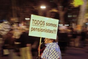15-N, Úbeda: Concentración en defensa de las Pensiones Públicas