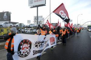 Marcha de lxs Trabajadorxs de AVANZA, 26 de diciembre de 2017
