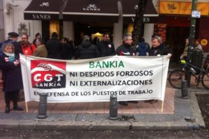30-e y 5-f Valencia: Concentraciones contra el ERE en Bankia