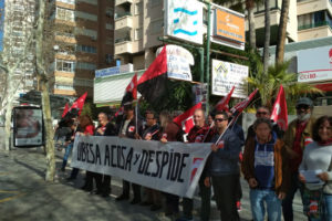 Seguimos en lucha: no a la represión sindical en Unión de Benisa