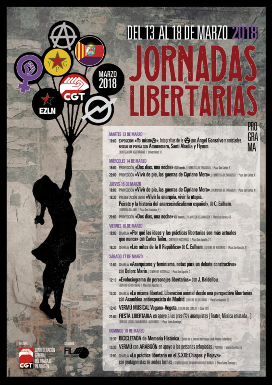 CGT organiza unas jornadas libertarias para conocer la historia y vigencia de La Idea