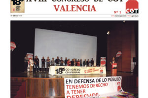 XVIII Congreso de CGT en Valencia. Diario 1
