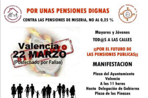 22-M: Manifestación por unas pensiones dignas