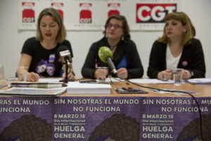 CGT: “La CGT ha trabajado un año, junto a otros colectivos feministas, para organizar la Huelga General de este 8-M”