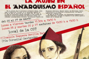 Exposición «La mujer en el anarquismo español» en Santander