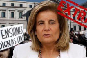 La Asamblea de Pensionistas de CGT organiza en València una devolución colectiva de las cartas de Fátima Báñez