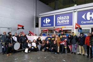 Constituida la nueva Sección Sindical de CGT en Carrefour Leganés en pleno conflicto de las limpiadoras de Servimil