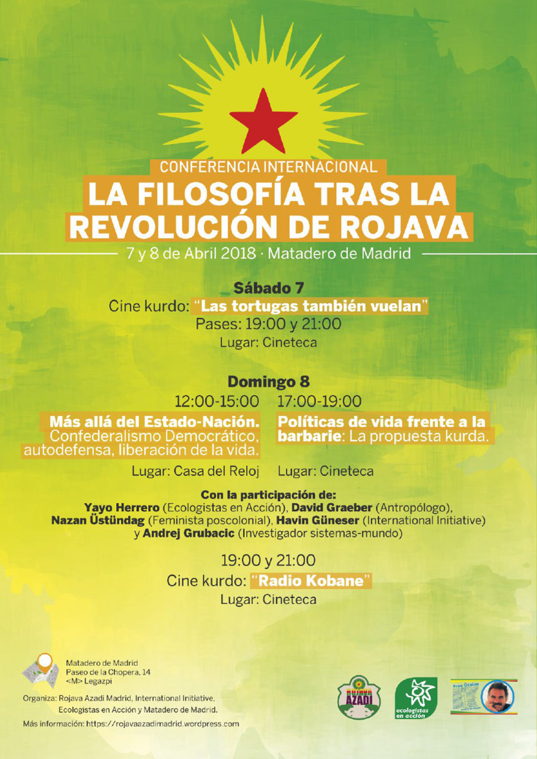 Conferencia internacional «La filosofía tras la revolución de Rojava»