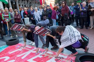 Valladolid, CGT con el pueblo Palestino, Día de la Nakba