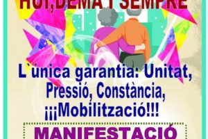 22-m València: Asamblea de Jubilado/as y Pensionistas de CGT-València