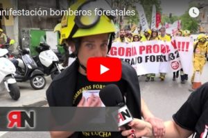Vídeo: Manifestación bomberos forestales Madrid 12-05-2018