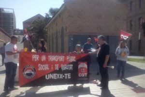 El 24 de mayo, nueva concentración en Valencia del servicio de señalización de FGV contra la privatización impuesta por la Generalitat