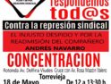 18-m Torrevieja: Concentración contra la represión sindical en Avanza/Autocares Costa Azul
