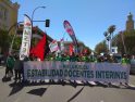 Gran afluencia de profesorado en la manifestación de Sevilla