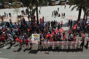 [CGT-EMT informa] La plantilla de la EMT se manifiesta en València