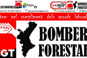 Comunicado de CGT Bombers Forestals País Valencià