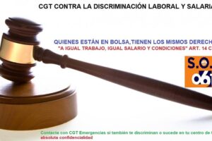 CGT presenta demanda contra Ilunion Emergencias por discriminación a quienes forman la bolsa de trabajo en el 061 Málaga