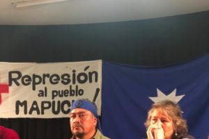 Visita de Héctor Llaitul, vocero político de la Coordinadora Arauco Malleco en el Walmapú (Territorio del Pueblo Nación Mapuche)
