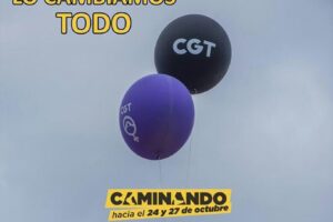 CGT realiza un llamamiento a la ciudadanía para participar en la gran manifestación de este sábado en Madrid contra la “crisis-estafa”