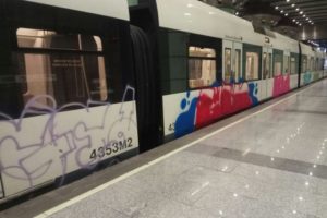 CGT denuncia intrusiones y vandalismo de grafiteros en talleres de Metrovalencia
