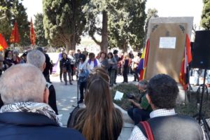 [Fotos] Homenaje a las víctimas del franquismo en el cementerio de Valencia