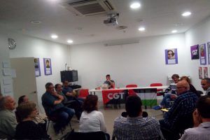 CGT Aragón-La Rioja y Casa Palestina firman convenio de colaboración