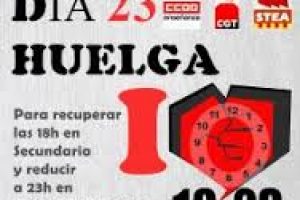 La Junta Electoral Provincial de Huesca no autoriza una concentración de docentes en jornada de huelga