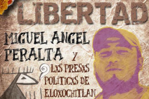 Frente a las falacias jurídicas y mediáticas nos reiteramos en la exigencia de libertad para Miguel Peralta ya
