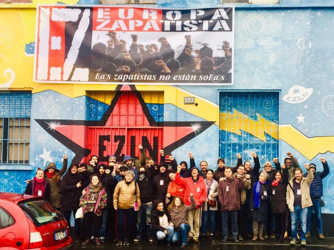 Declaración del Encuentro de la Red Europa Zapatista, Milano, 17 de noviembre de 2019