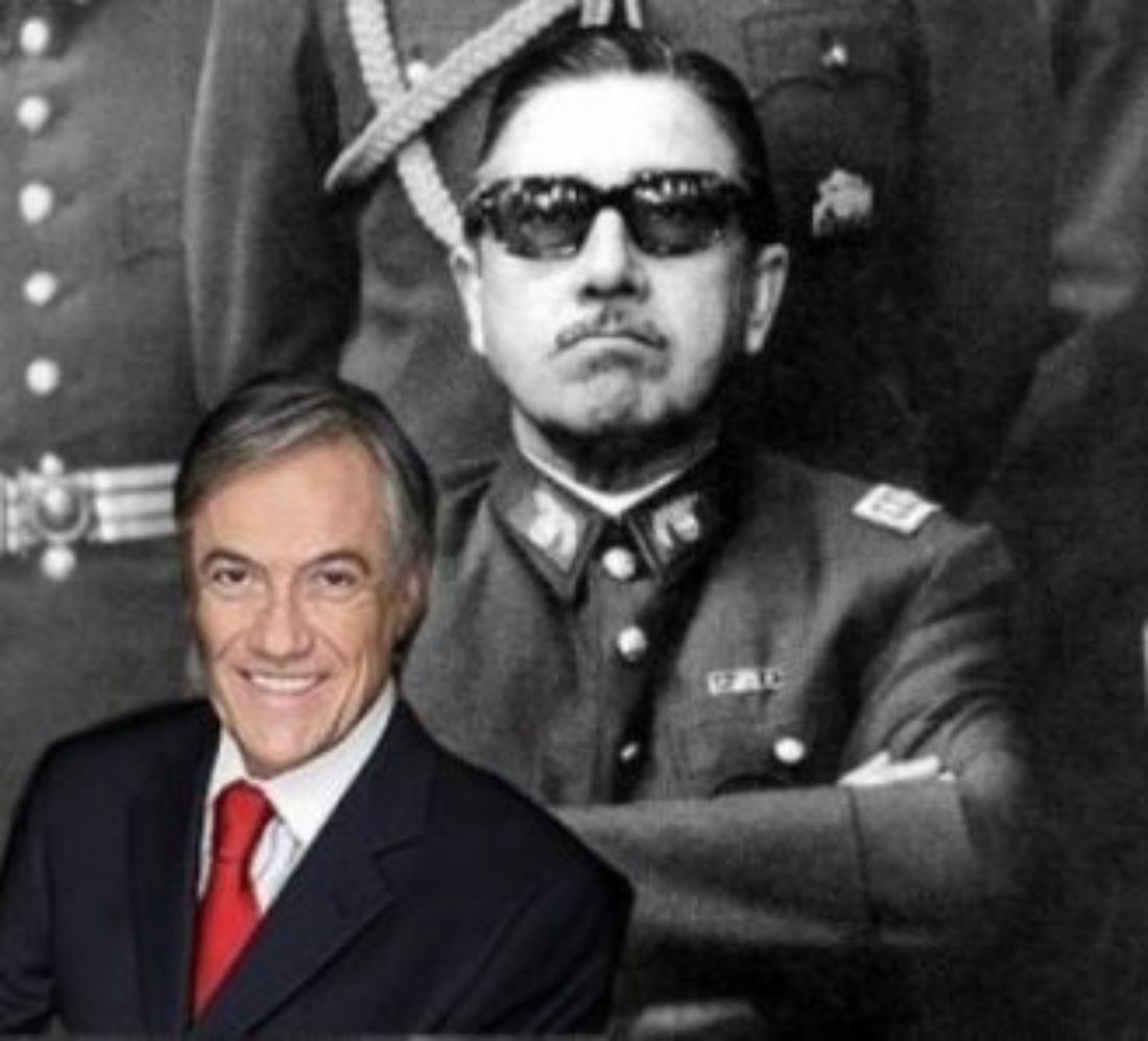 Asesinatos, torturas, disparos a manifestantes, arrestos masivos arbitrarios… ¡Chile de Piñera, 30 años después de Pinochet! ¡Con el apoyo de los estados inglés, español y francés!