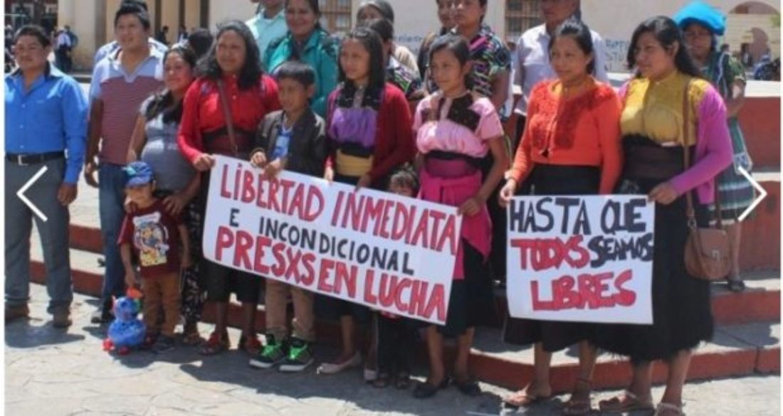 Medidas de protección para las y los integrantes del Colectivo de Familiares de Presos en Lucha y los colectivos que les apoyan en Chiapas (México)
